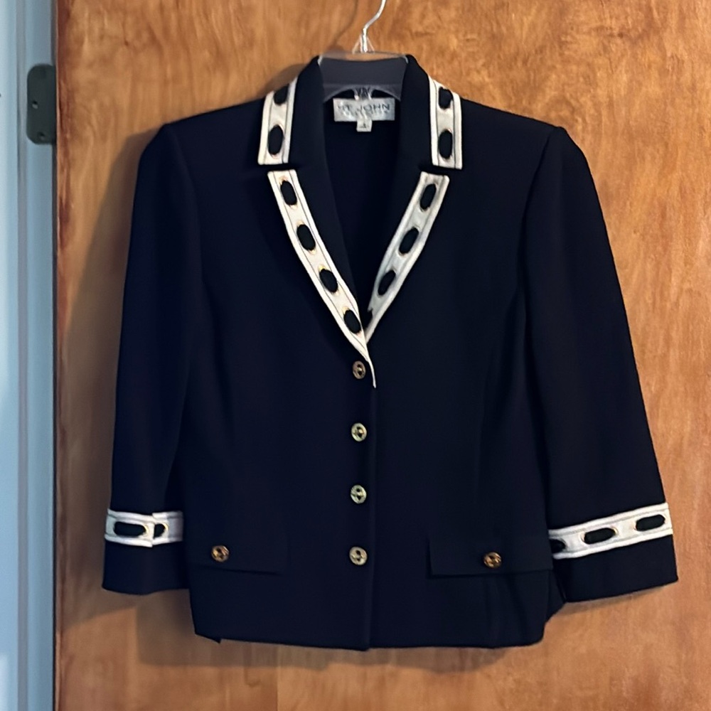 St. John jacket, vintage, size 8